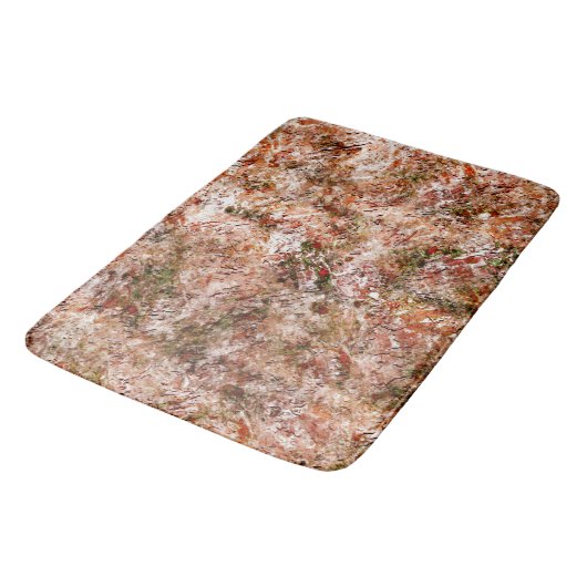 Acer-bos onder katoen of gesteente onder de grond badmat (Gekanteld)