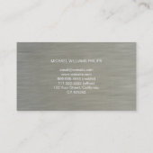 ACERO METAL GRIS PROFESIONAL FORJA METÁLICO VISITEKAARTJE (Achterkant)