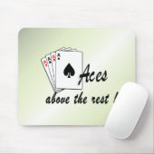 Aces Above the Rest Green Muismat (Met muis)