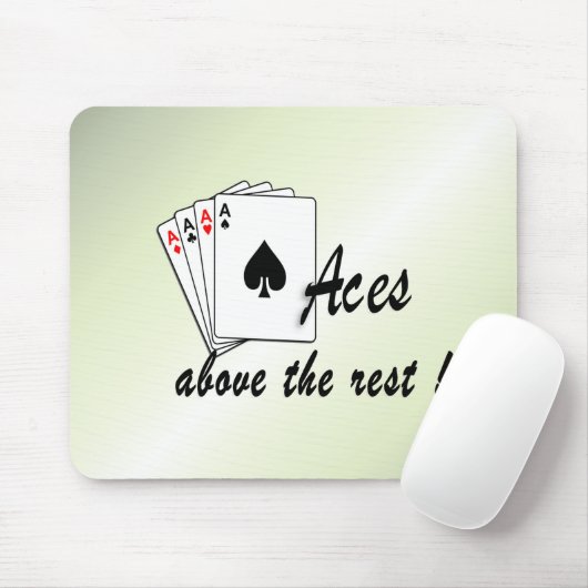 Aces Above the Rest Green Muismat (Met muis)