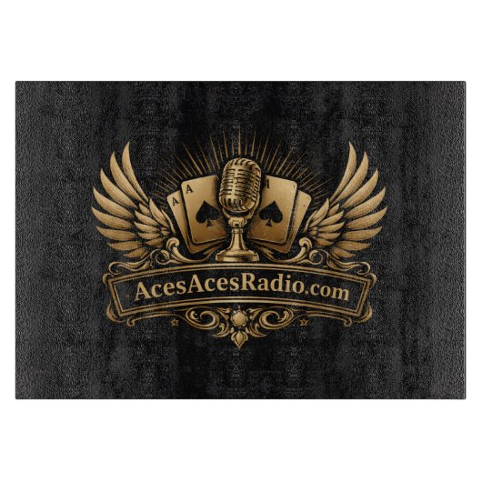 Aces Aces radio Cutting Board Snijplank (Voorkant)
