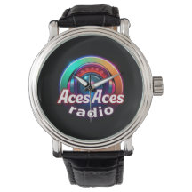 Aces & Aces Radio Mannen Horloge