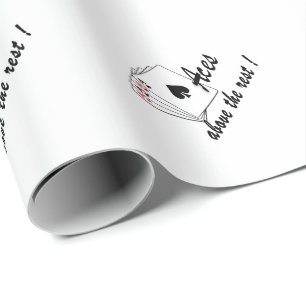 Aces boven de Rest Cadeaupapier