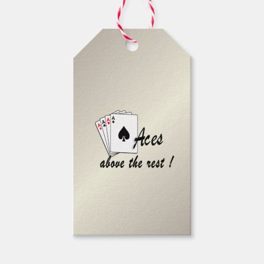 Aces boven de Rest Gold Cadeaulabel (Voorkant)