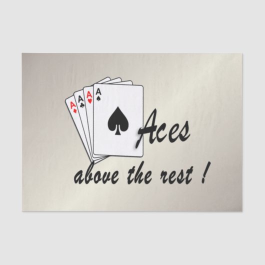 Aces boven de Rest Gold Tissuepapier (Voorkant)