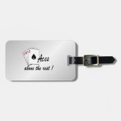 Aces boven de Rest Silver Bagagelabel (Voorkant horizontaal)