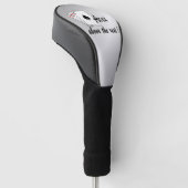 Aces boven de Rest Silver Golfheadcover (Schuin)
