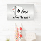 Aces boven de Rest Silver Spandoek (Insitu)