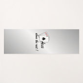 Aces boven de Rest Silver Yogamat (Voorkant (horizontaal))
