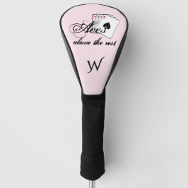 Aces boven het Rest Initiaal Golfheadcover