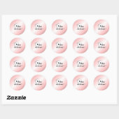 Aces boven het Rest Red Ronde Sticker (Vel)