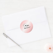 Aces boven het Rest Red Ronde Sticker (Envelop)
