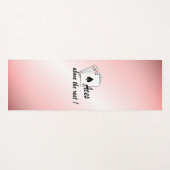 Aces boven het Rest Red Yogamat (Voorkant (horizontaal))