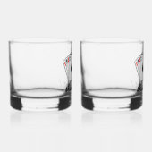 Aces boven het rustglas whisky glas (Rechts)