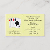 Aces Design Casino Visitekaartje (Voorkant)
