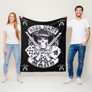 Aces en acht dode Mannen handschoenkop Fleece Deken