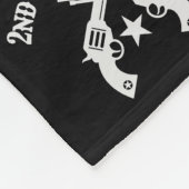 Aces en acht dode Mannen handschoenkop Fleece Deken (Hoek)