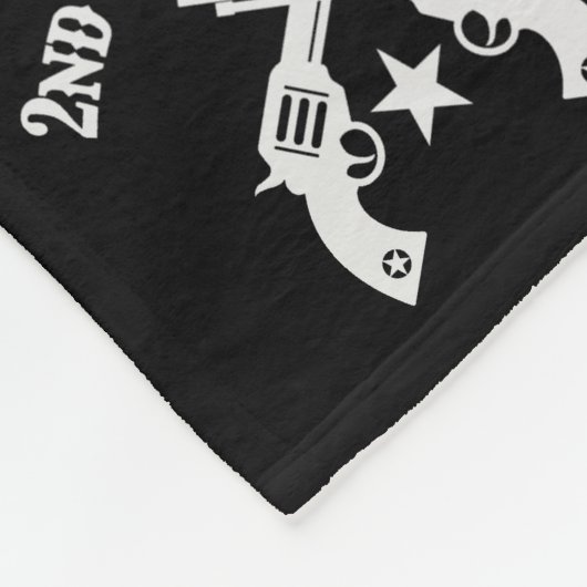 Aces en acht dode Mannen handschoenkop Fleece Deken (Hoek)