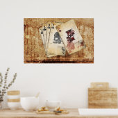 Aces en gewichten poster (Keuken)