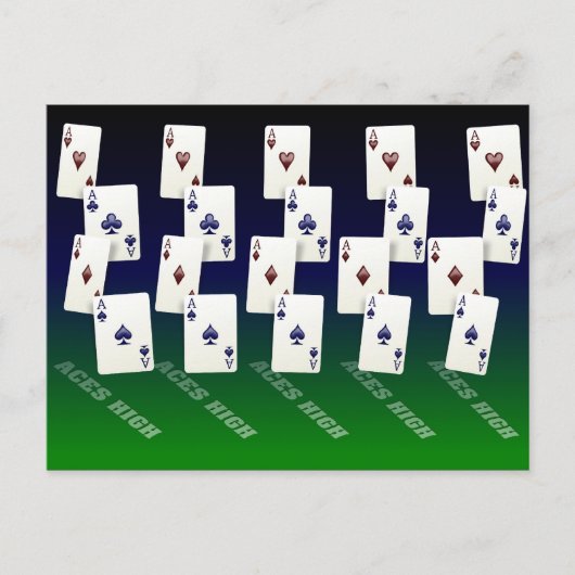 Aces High Briefkaart (Voorkant)