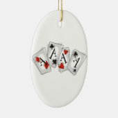 Aces High Keramisch Ornament (Rechts)