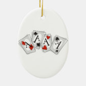 Aces High Keramisch Ornament (Achterkant)