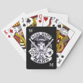 Aces N Eight Dead Man Personal Monogram Pokerkaarten (Achterkant)