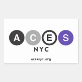 Aces NYC Stickers (Voorkant)