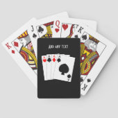 Aces-ontwerp Pokerkaarten (Achterkant)