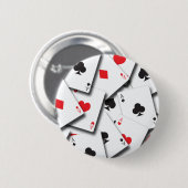 ACES PLAYCARDS RONDE BUTTON 5,7 CM (Voorkant /achterkant)