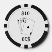 Aces Pokerchips (Voorkant)