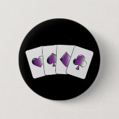 Aces Ronde Button 5,7 Cm (Voorkant)