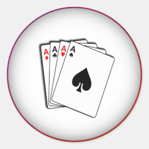 Aces Ronde Sticker