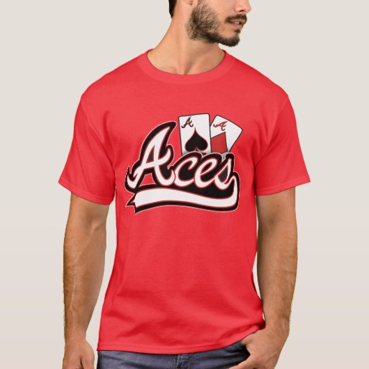 Aces Softball T-Shirt (Voorkant)