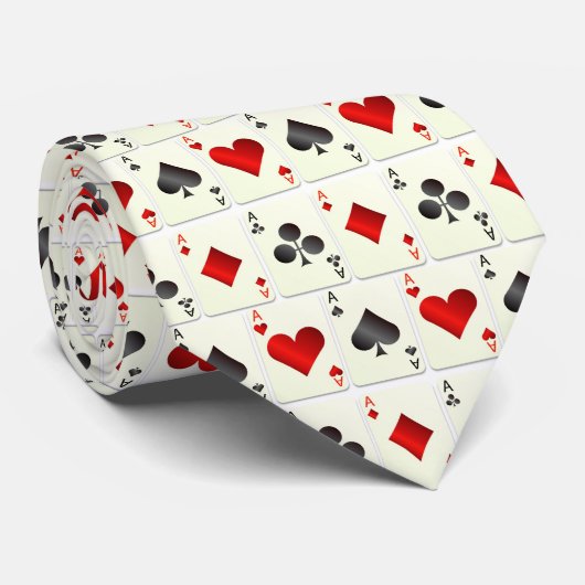 Aces-stropdas Stropdas (Opgerold)