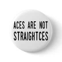 Aces zijn geen rechtse badge/pin
