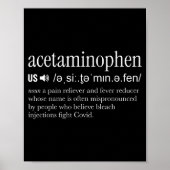 Acetaminophen Pronounce Funny  Poster (Voorkant)