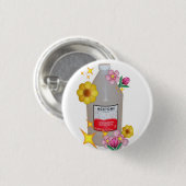 Aceton Ronde Button 3,2 Cm (Voorkant /achterkant)