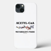 Acetyl-CoA metabolisme in chemisch molecuul Case-Mate iPhone Case (Achterkant)