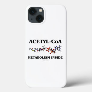Acetyl-CoA metabolisme in chemisch molecuul Case-Mate iPhone Case