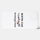 Acetyl-CoA metabolisme in chemisch molecuul Case-Mate iPhone Case (Achterkant (horizontaal))