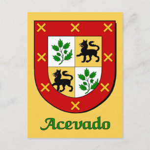 Acevado Family Shield Briefkaart