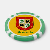 Acevado Family Shield Poker Chips (Enkel)