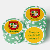 Acevado Family Shield Poker Chips (Opstapeling)