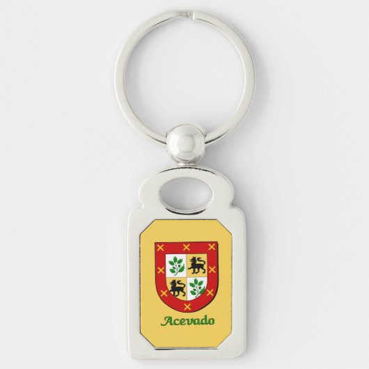 Acevado Family Shield Sleutelhanger (Voorkant)