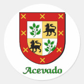 Acevado Family Shield Stickers (Voorkant)
