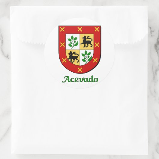 Acevado Family Shield Stickers (Tas)