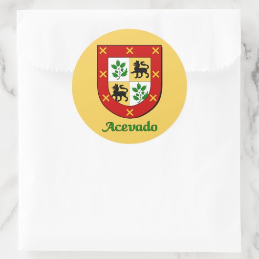 Acevado Family Shield Stickers (Tas)