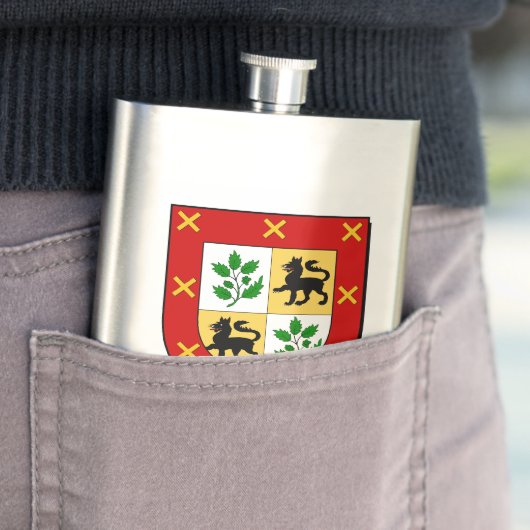 Acevado Heraldic Shield Heupfles (Voorbeeld)