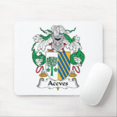 Aceves Family Crest Muismat (Met muis)
